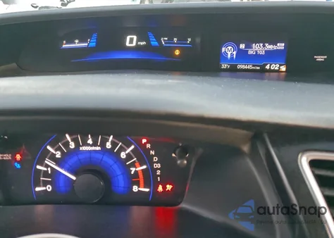 2013 Honda Civic Lx z USA, uszkodzony, nr VIN 2HGFB2F58DH584699